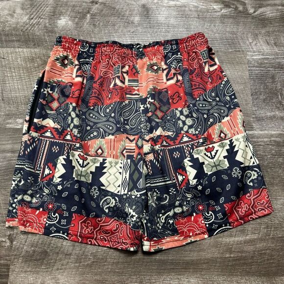 Kinetic Paisley Print Shorts Size Medium - Picture 7 of 7
